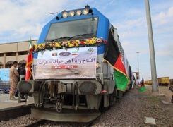 Afghanistan's First Transit Rail Cargo Leaves for Iran-Türkiye Border