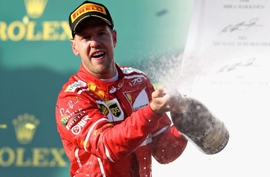 Vettel Outshines to Win Australian GP