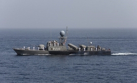 Iranian Navy Stages Drill in Caspian Sea