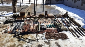 Tens of Thousands of Armenian Weapons & Ammunition Found in Liberated Azerbaijani Lands in 2021