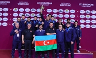 Azerbaijani Wrestlers Top Team Rankings in European Championships in Bulgaria