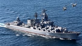Russia’s “Moskva” Cruiser Sinks in Black Sea After Being “Damaged”