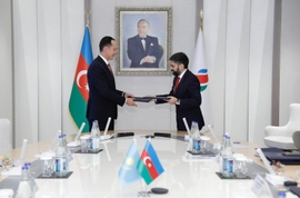 Kazakh, Azerbaijani Energy Giants Sign Cooperation Deal