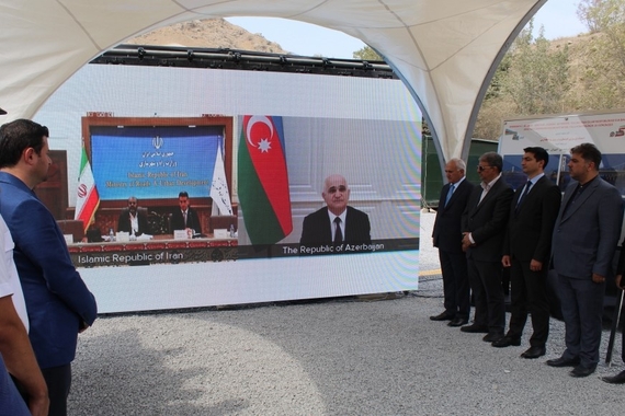 Azerbaijan, Iran Lay Foundation of Aghband Highway Bridge