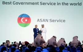 Azerbaijan’s ASAN Service Receives “Best Government Service of the World” Award in Dubai