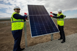 UAE’s Masdar Installs First Solar Panel in Azerbaijan as Part of $200-Million Project