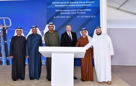 President Aliyev Inaugurates Region’s Largest Solar Plant in Azerbaijan