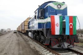 Azerbaijan-Iran Trade Exchange Via Railway Up by Over 30%